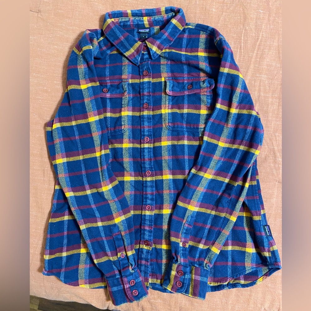 Patagonia Womens Fjord Midweight Flannel Shirt - Large